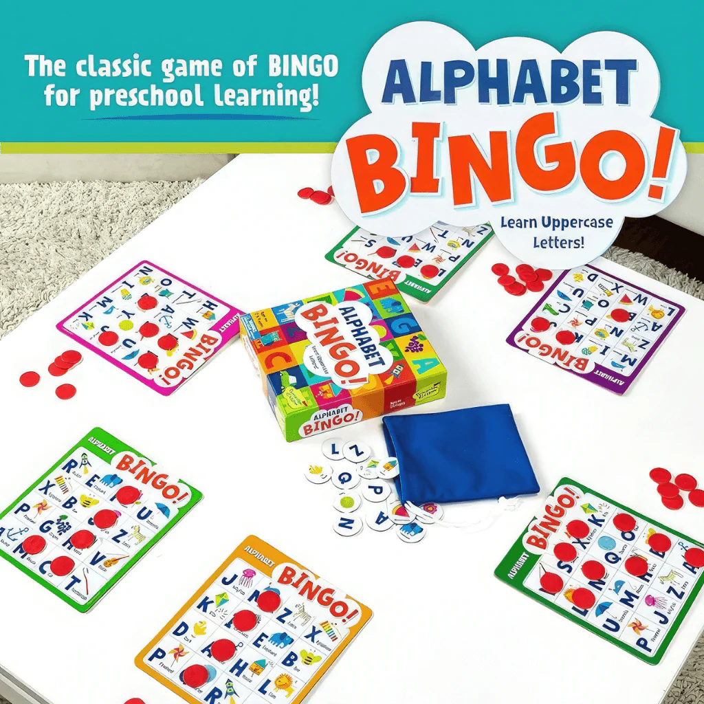 Alphabet Bingo Board Game - Peaceable Kingdom - Image 5