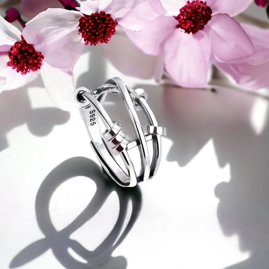 Artemis Worry Ring 925 Silver Adjustable - Image 3