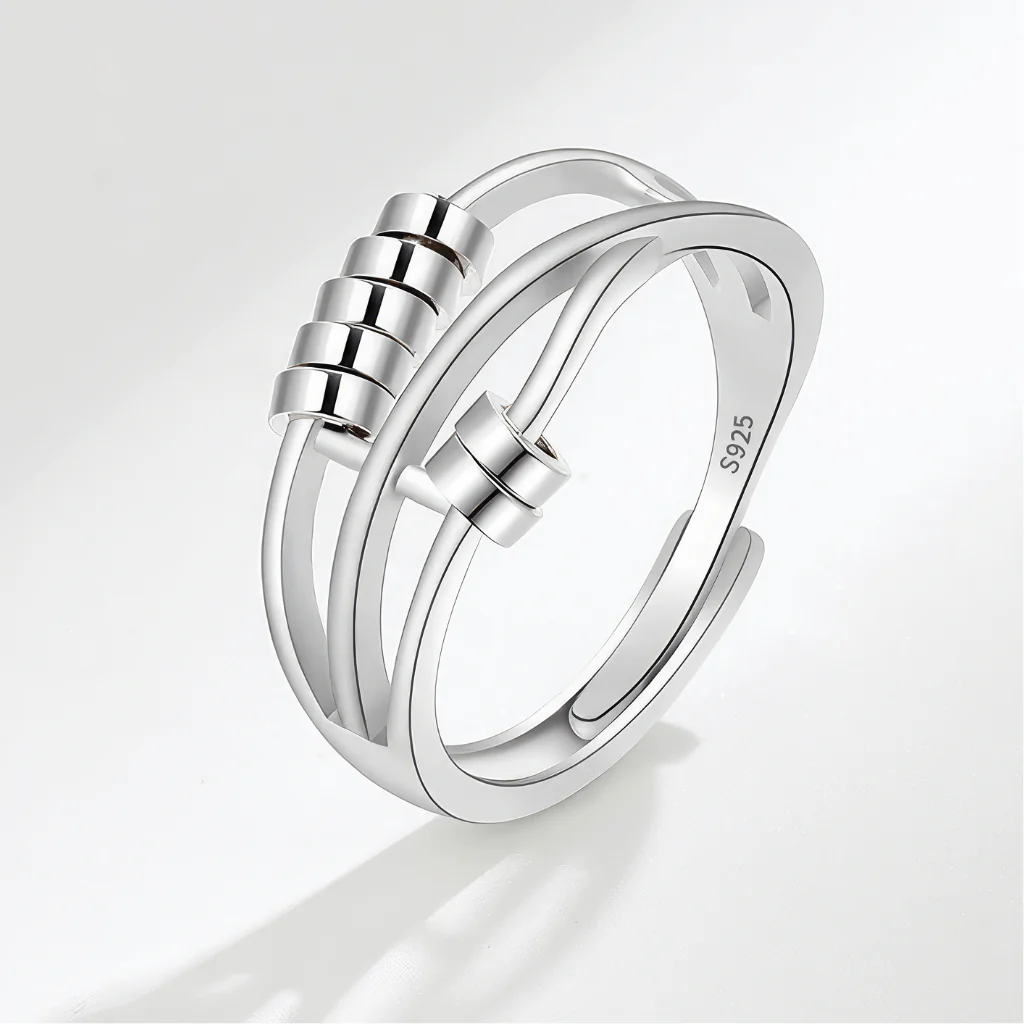 Artemis Worry Ring 925 Silver Adjustable - Image 7