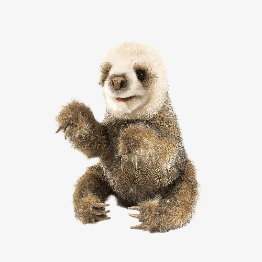 Baby Sloth Hand Puppet Folkmanis