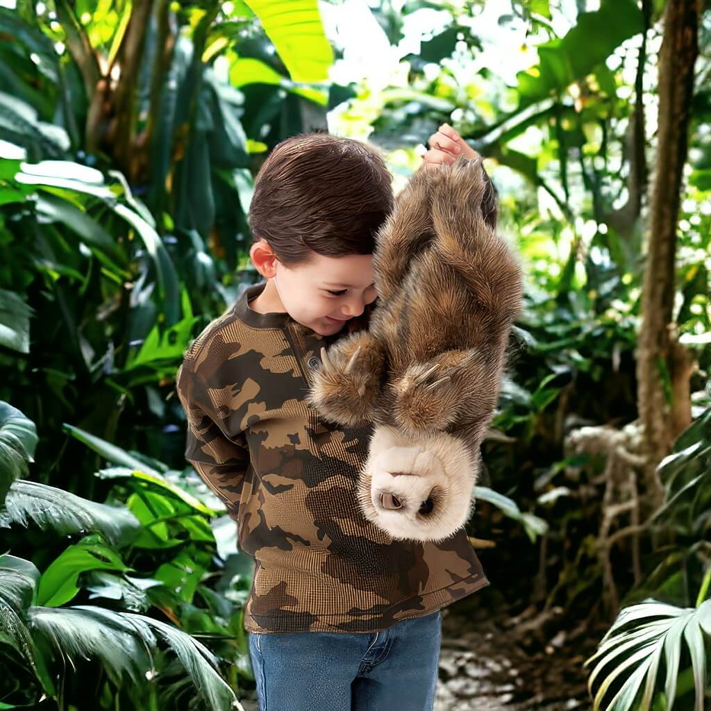 Baby Sloth Hand Puppet Folkmanis - Image 3