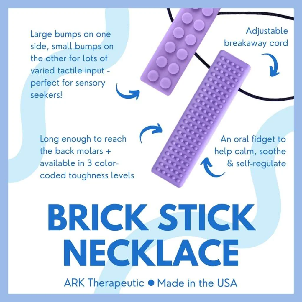 ARK Therapeutic's Brick Stick Textured Chew Necklace - Image 7