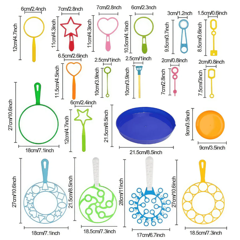 Bubble Wands 28 Pcs Set - Image 3