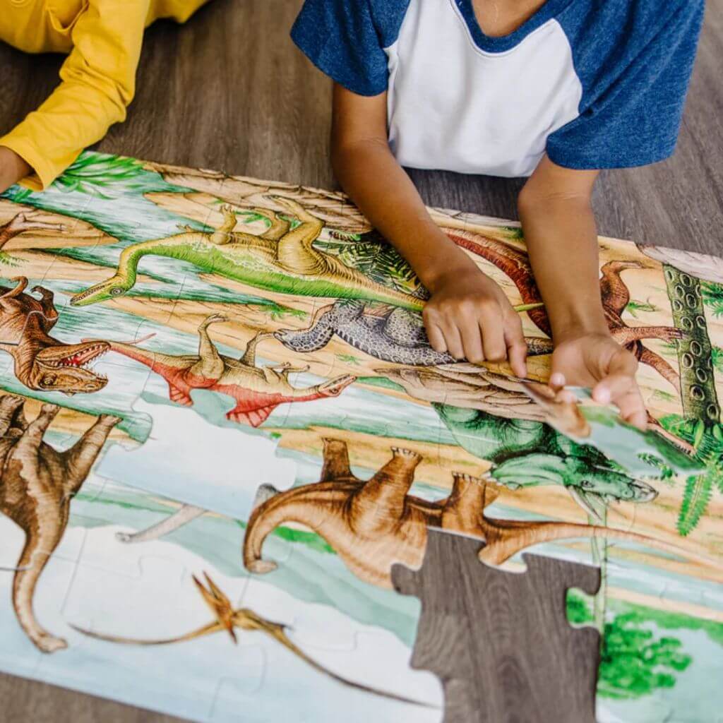 Dinosaurs Floor Puzzle 48 Pieces - Melissa & Doug - Image 5