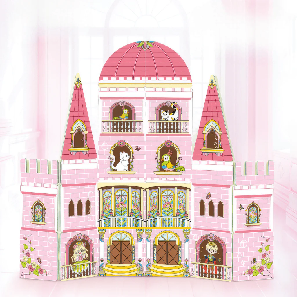 Double-Sided Magnetic Tiles Castle Pack 65 Pieces - Image 5