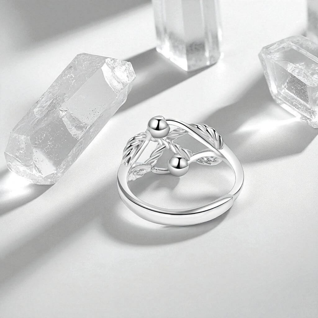 Eirene Fidget Ring Sterling Silver Adjustable - Image 5