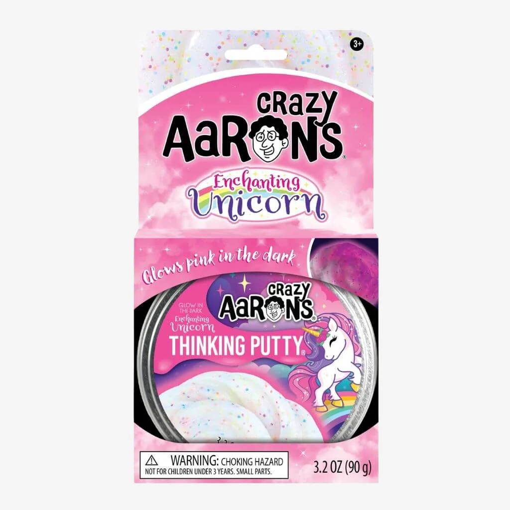 Enchanting Unicorn Glowing Thinking Putty | Crazy Aaron's