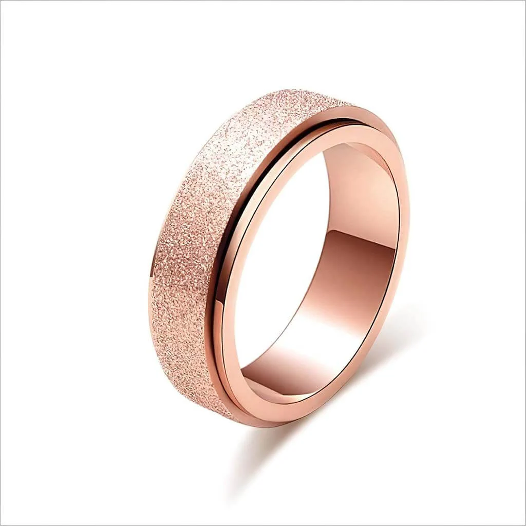 Fidget Rings 5-Pack Stainless Steel - Image 10