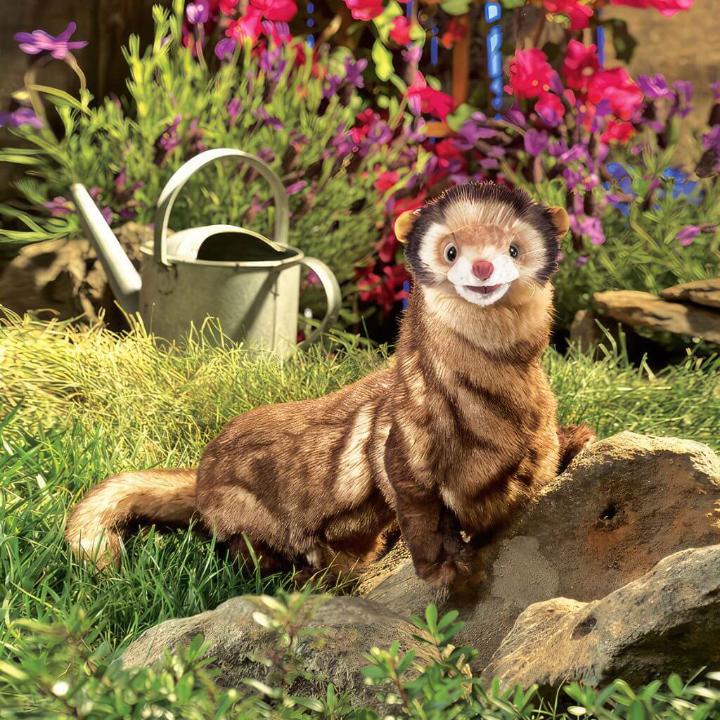 Folkmanis Ferret Hand Puppet - Image 2