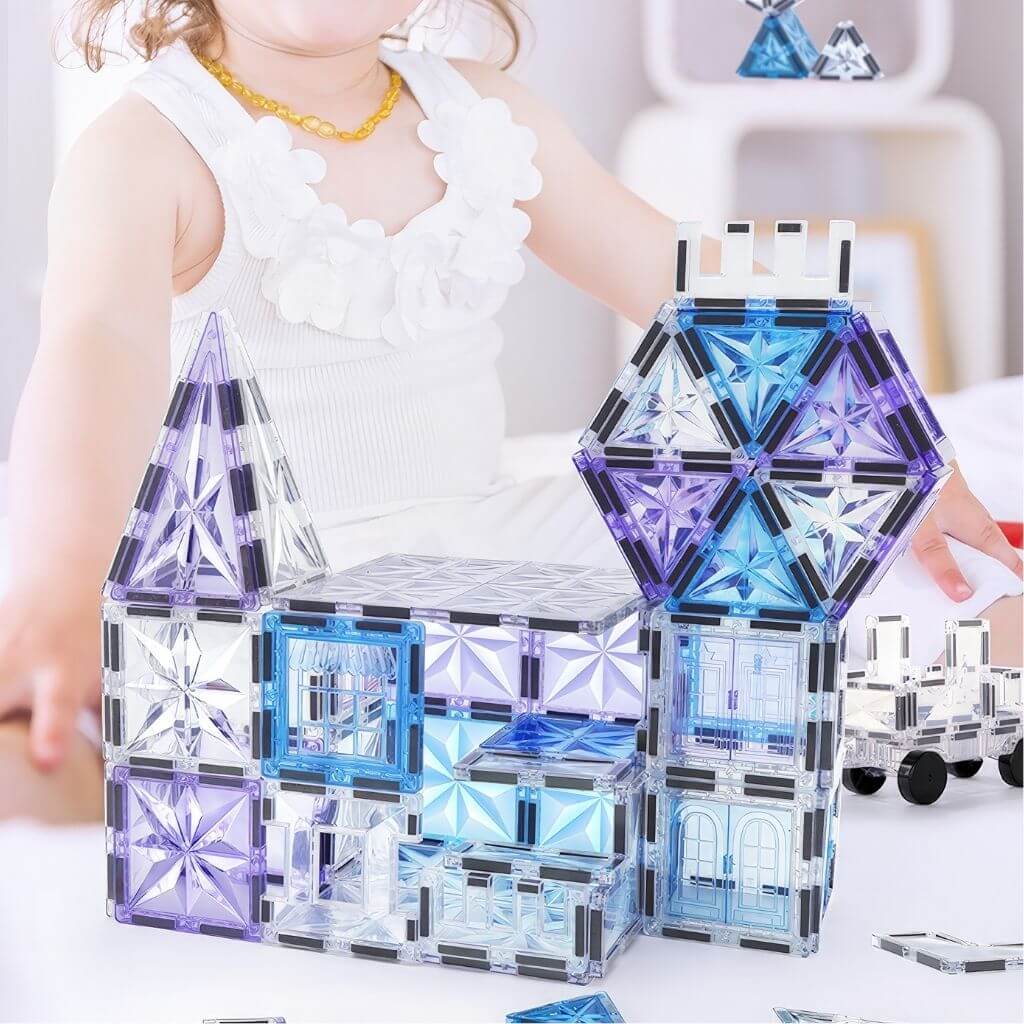 Frozen Theme Magnetic Tiles 100 Piece - Image 3
