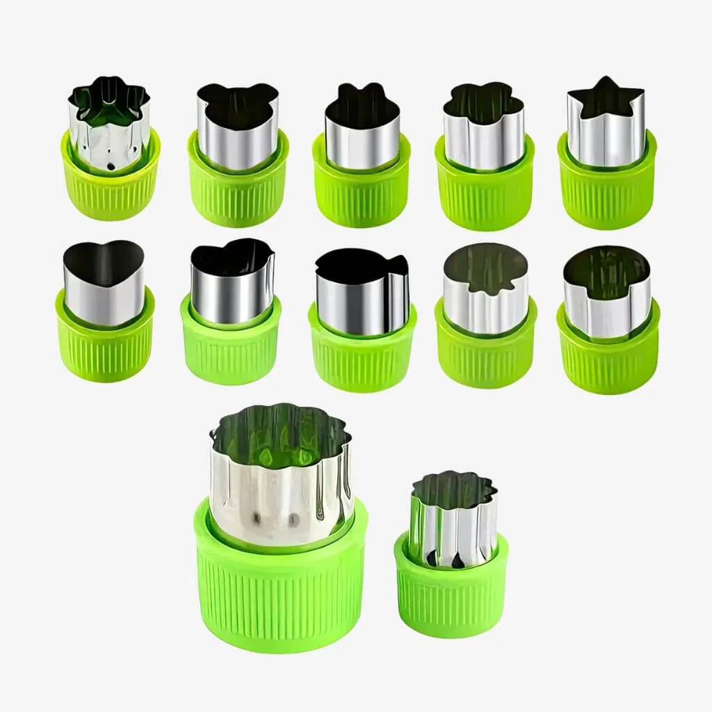 Fruit & Veggie Cutters - 12 Piece Set