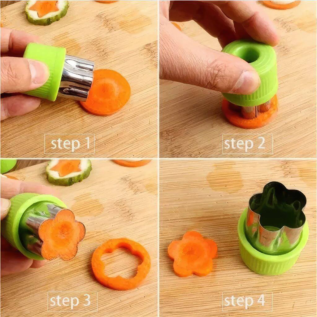 Fruit & Veggie Cutters - 12 Piece Set - Image 3