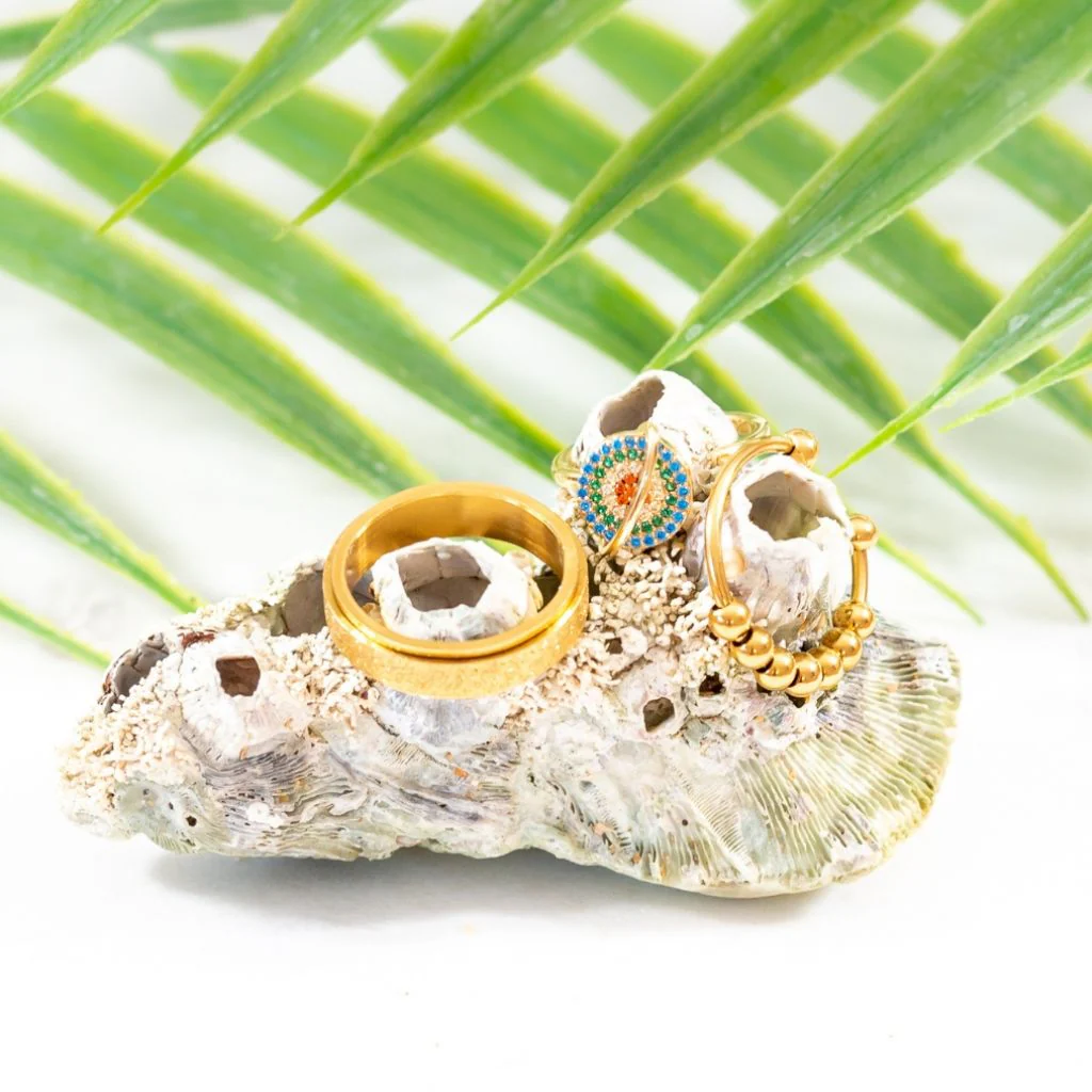 Grounding Pack - Gold Anxiety Rings - Image 3