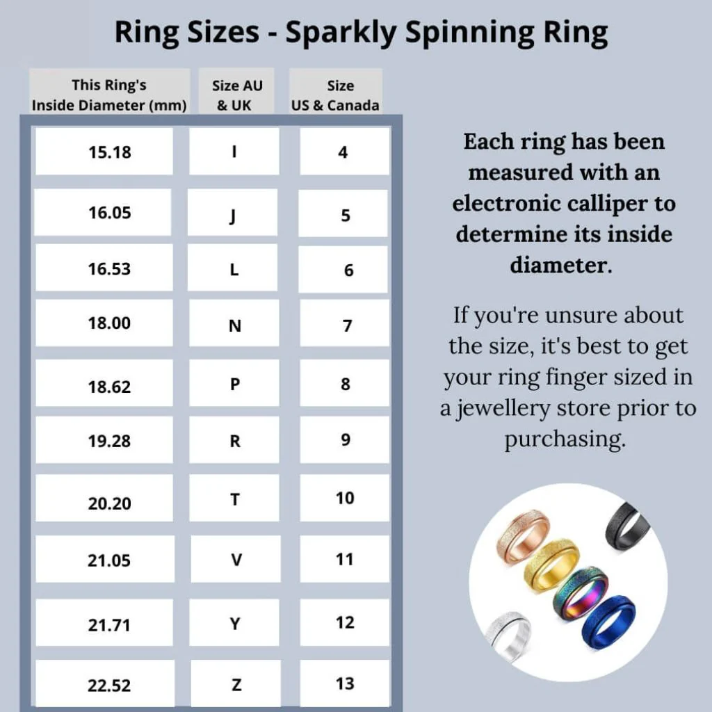Grounding Pack - Gold Anxiety Rings - Image 4