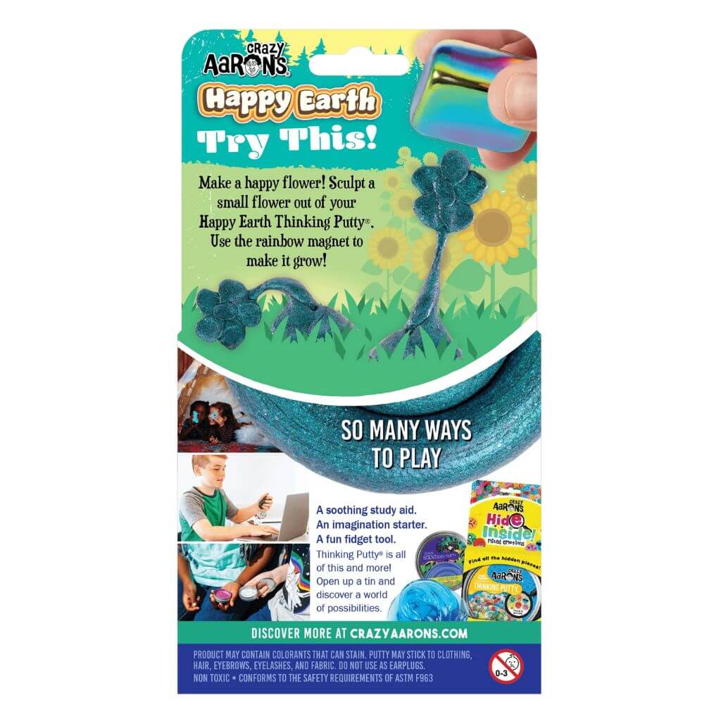 Happy Earth Magnetic Thinking Putty | Crazy Aaron's - Image 7