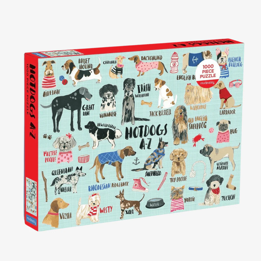 Hot Dogs 1000 Pieces Family Puzzle - Mudpuppy
