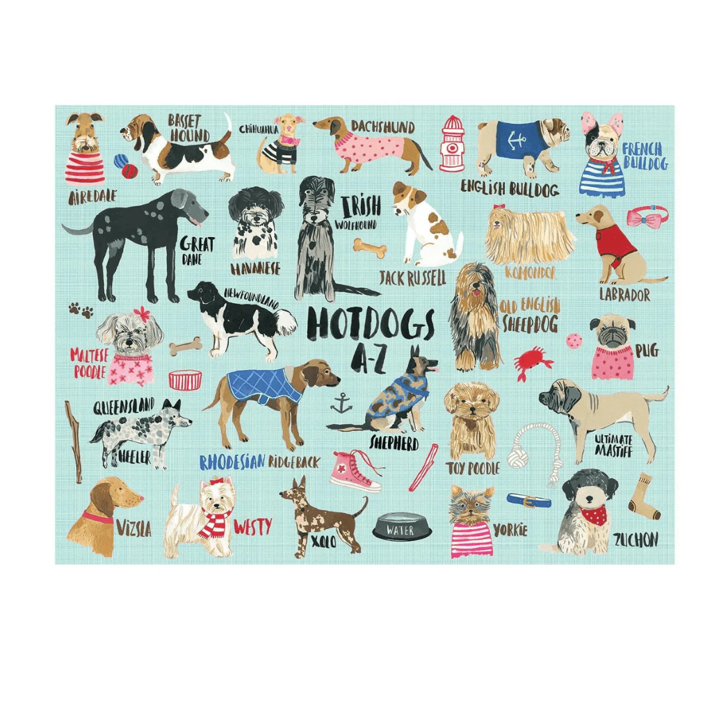 Hot Dogs 1000 Pieces Family Puzzle - Mudpuppy - Image 2