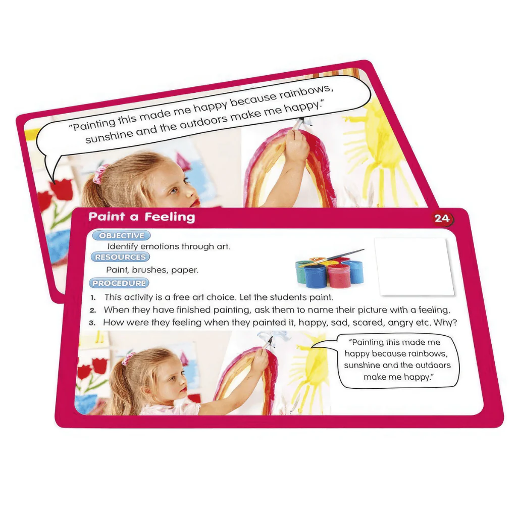 50 Emotion Activities Flash Cards - Junior Learning - Image 2