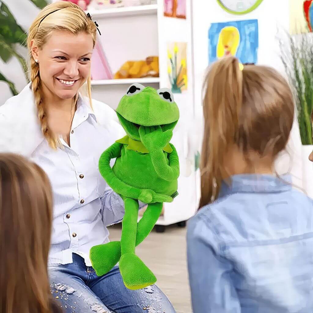 Kermit Frog Hand Puppet - Image 2