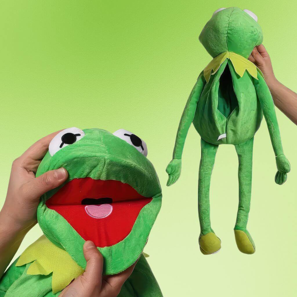 Kermit Frog Hand Puppet - Image 3