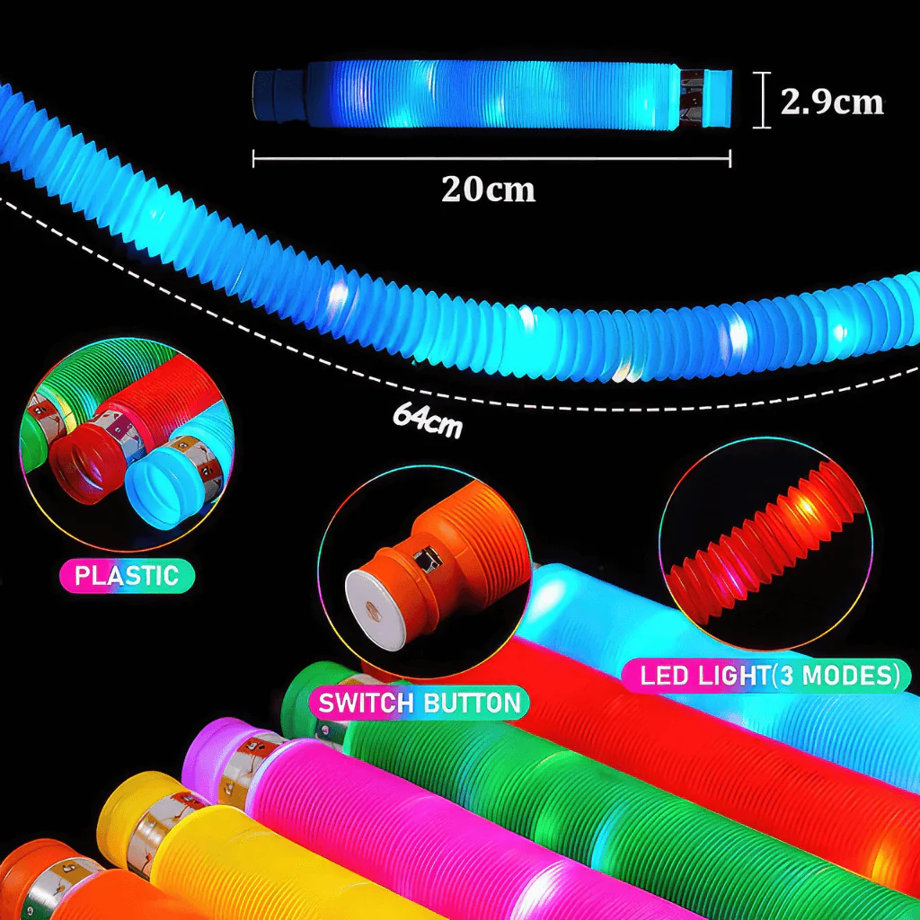 Luminous Pop Tubes Pack of 6 - Image 6