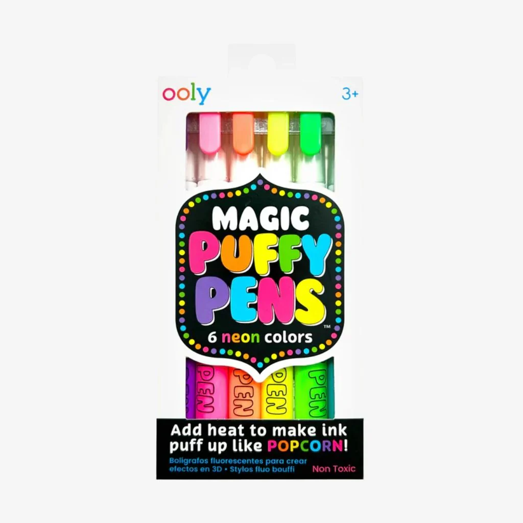 Magic Puffy Pens 6 pack - Ooly