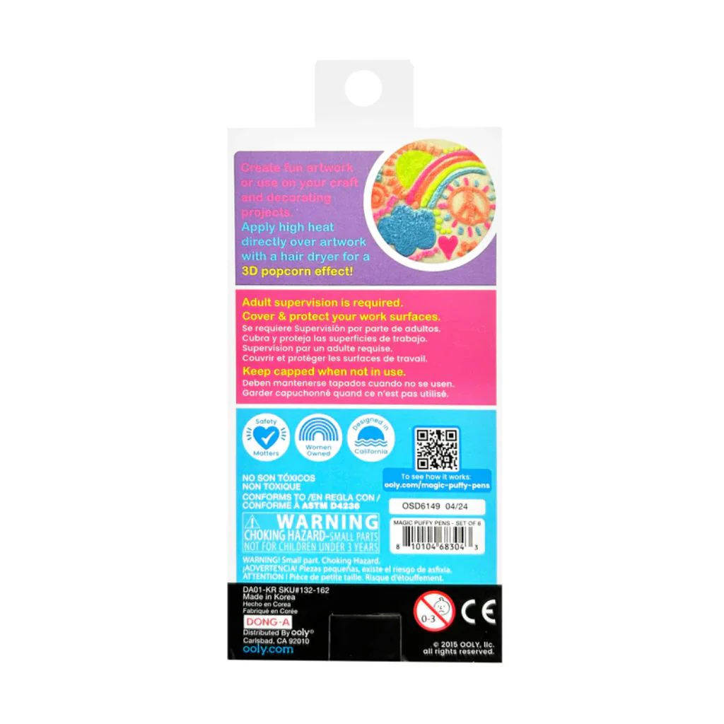 Magic Puffy Pens 6 pack - Ooly - Image 9