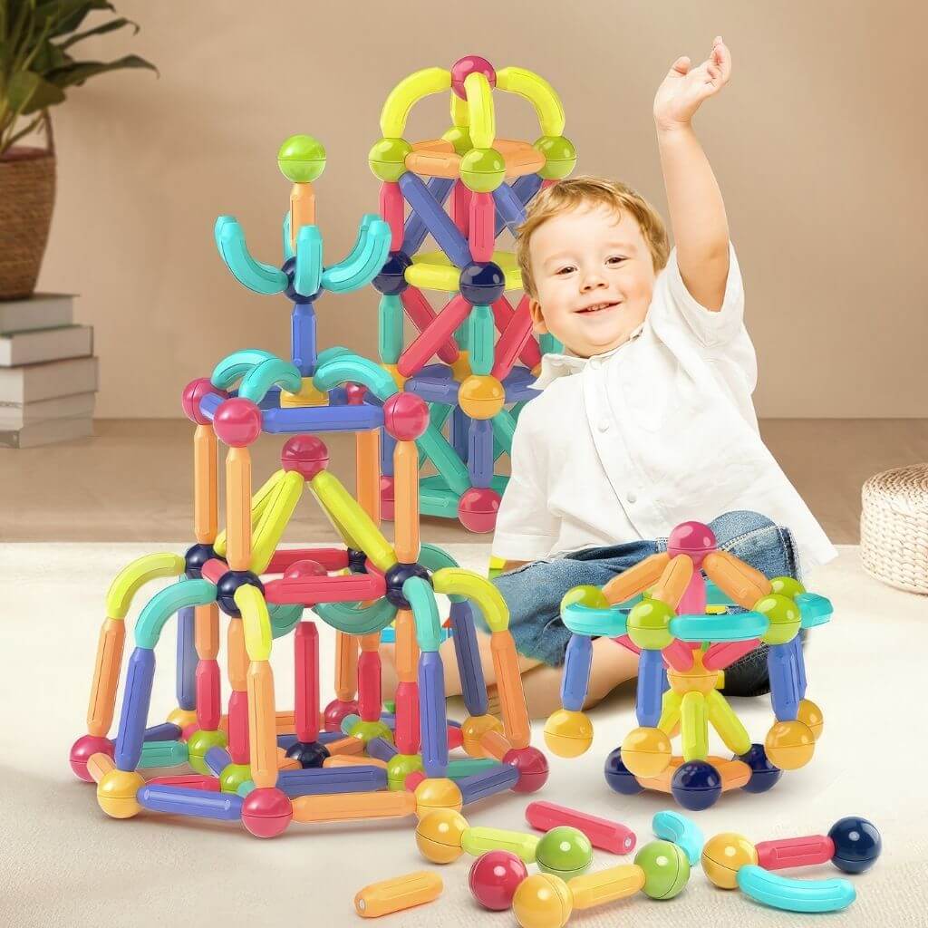 Magnetic Balls & Rods Construction Pack 108 Pcs - Image 3