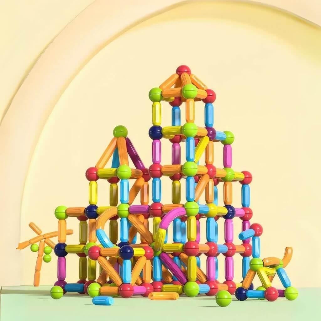Magnetic Balls & Rods Construction Pack 108 Pcs - Image 4