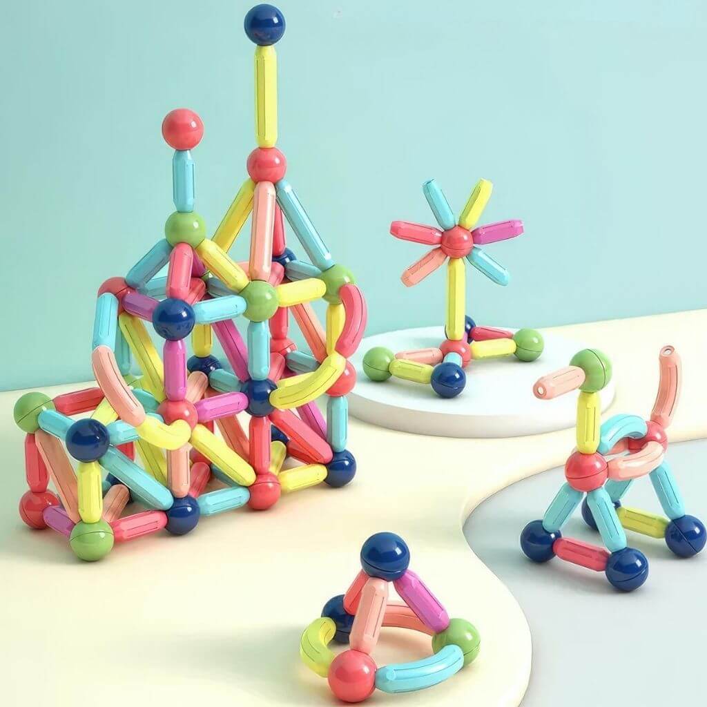 Magnetic Balls & Rods Construction Pack 108 Pcs - Image 7