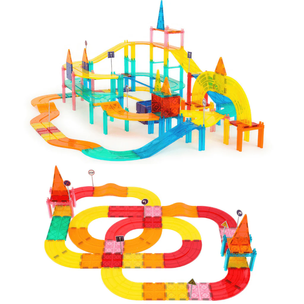 Magnetic Tiles Car Track 100 Pieces - Image 8