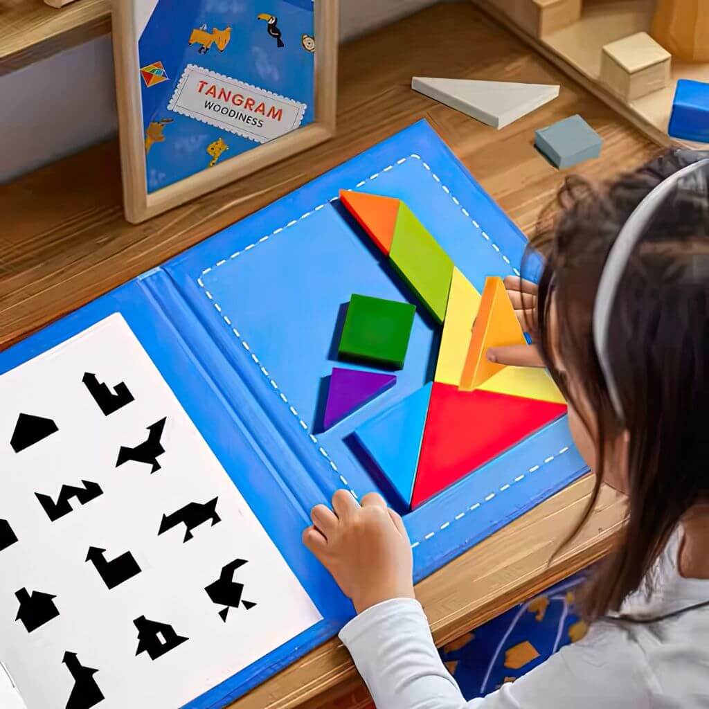 Magnetic Tangram Puzzle - Image 2