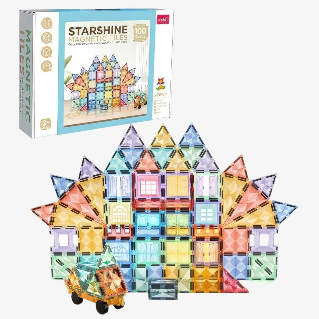 Magnetic Tiles 100 Piece Pastel Pack
