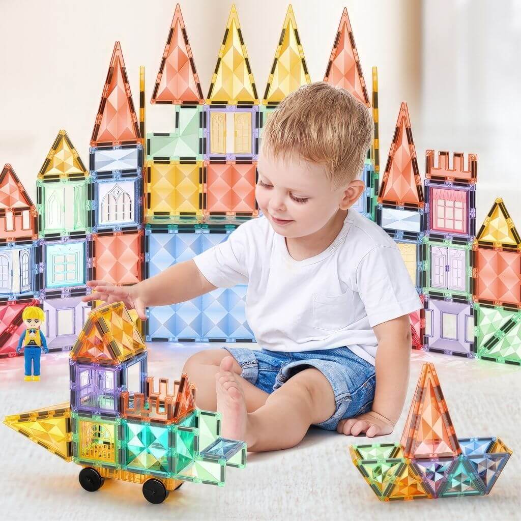 Magnetic Tiles 100 Piece Pastel Pack - Image 2