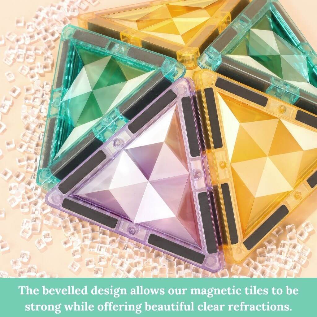 Magnetic Tiles 100 Piece Pastel Pack - Image 6