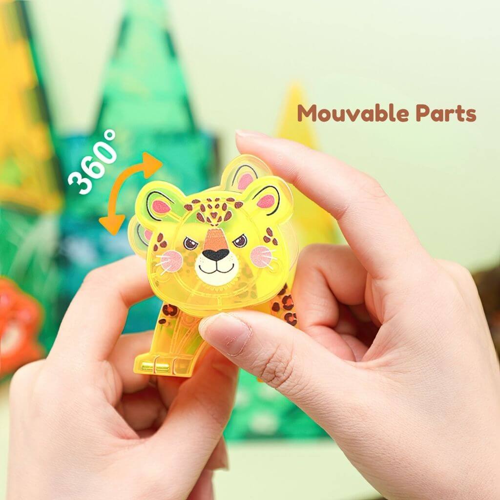 Magnetic Tiles Animals 56 Piece Set - Image 5