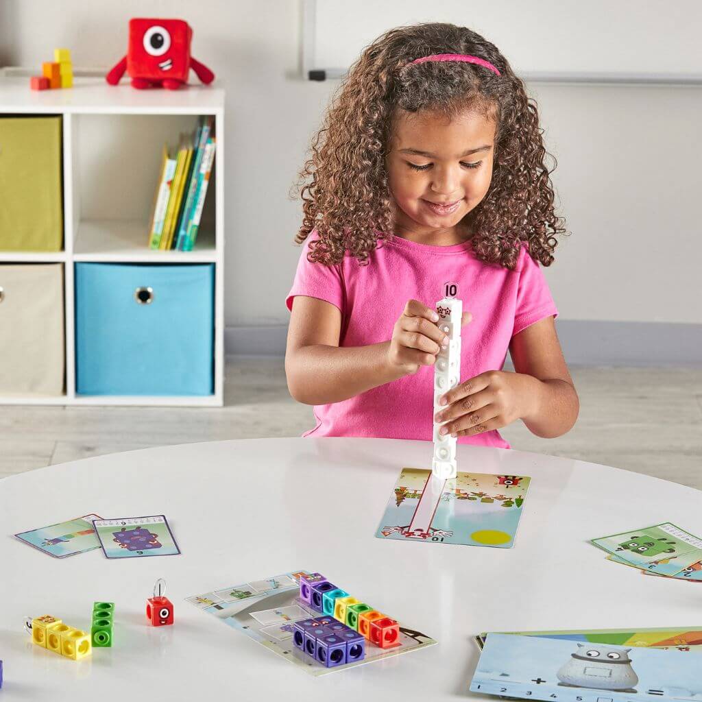 Mathlink® Cubes Numberblocks 1-10 Activity Set ~ 100 Blocks - Image 2