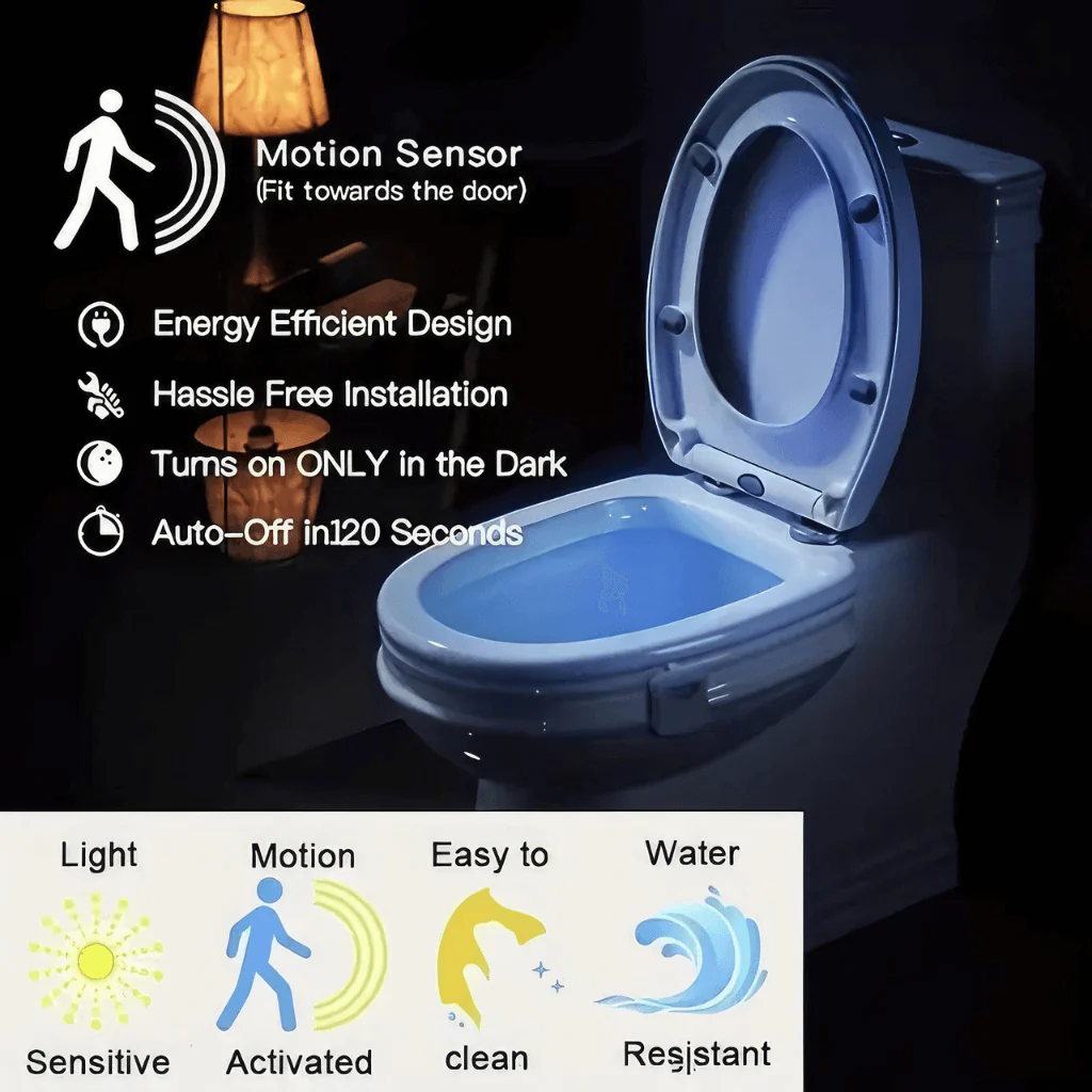 Motion Activated Toilet Light  with UV Sterilisation - Image 2