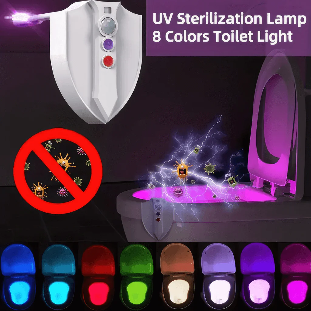 Motion Activated Toilet Light  with UV Sterilisation - Image 6