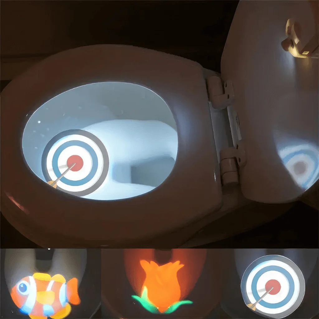 Motion Activated Boys Toilet Training Aiming Light - Image 3