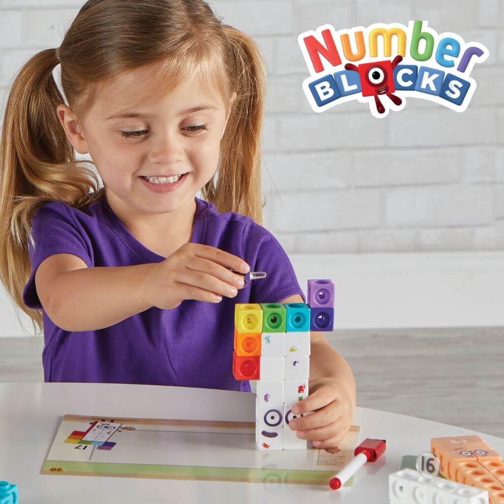 Numberblocks Mathlink® Cubes 11-20 Activity Set ~ 155 Blocks - Image 3