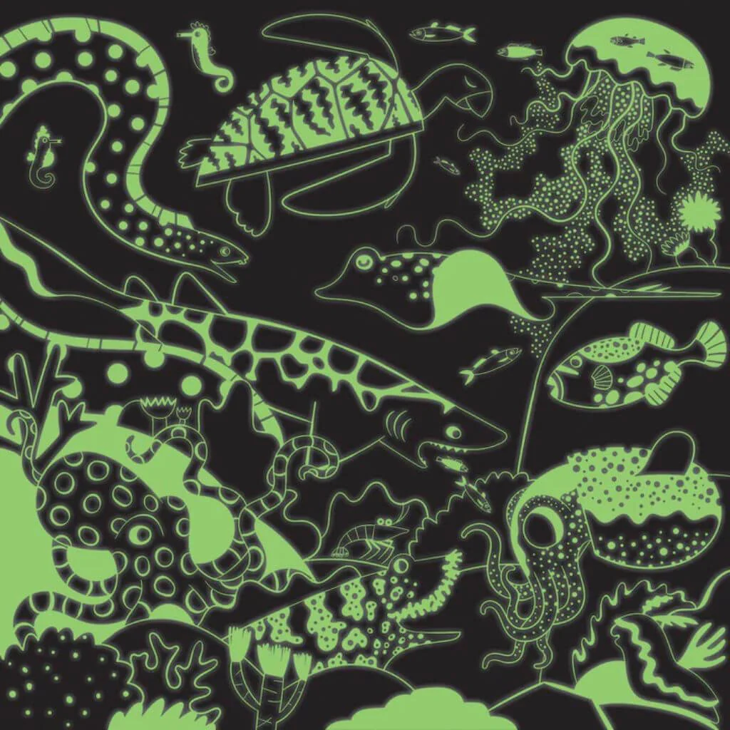 Ocean Illuminated Glow in the Dark Puzzle 500 Pieces - Mudpuppy - Image 3