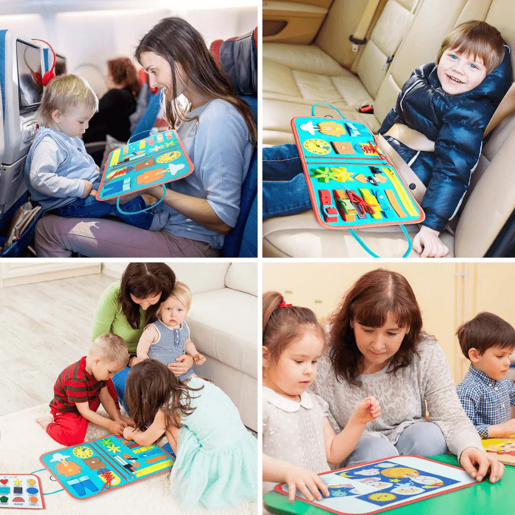 Preschooler Felt Busy Book 8 Pages - Image 2