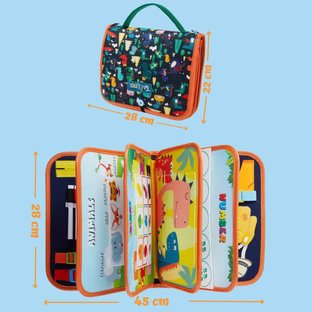 Preschooler Felt Busy Book - 10 Pages - Image 4