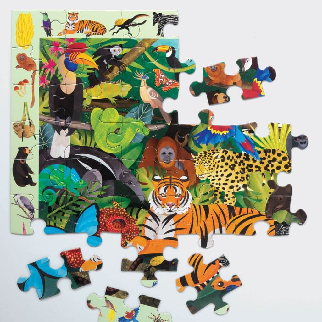 Rain Forest Search & Find Puzzle 64 Pieces - Mudpuppy - Image 3