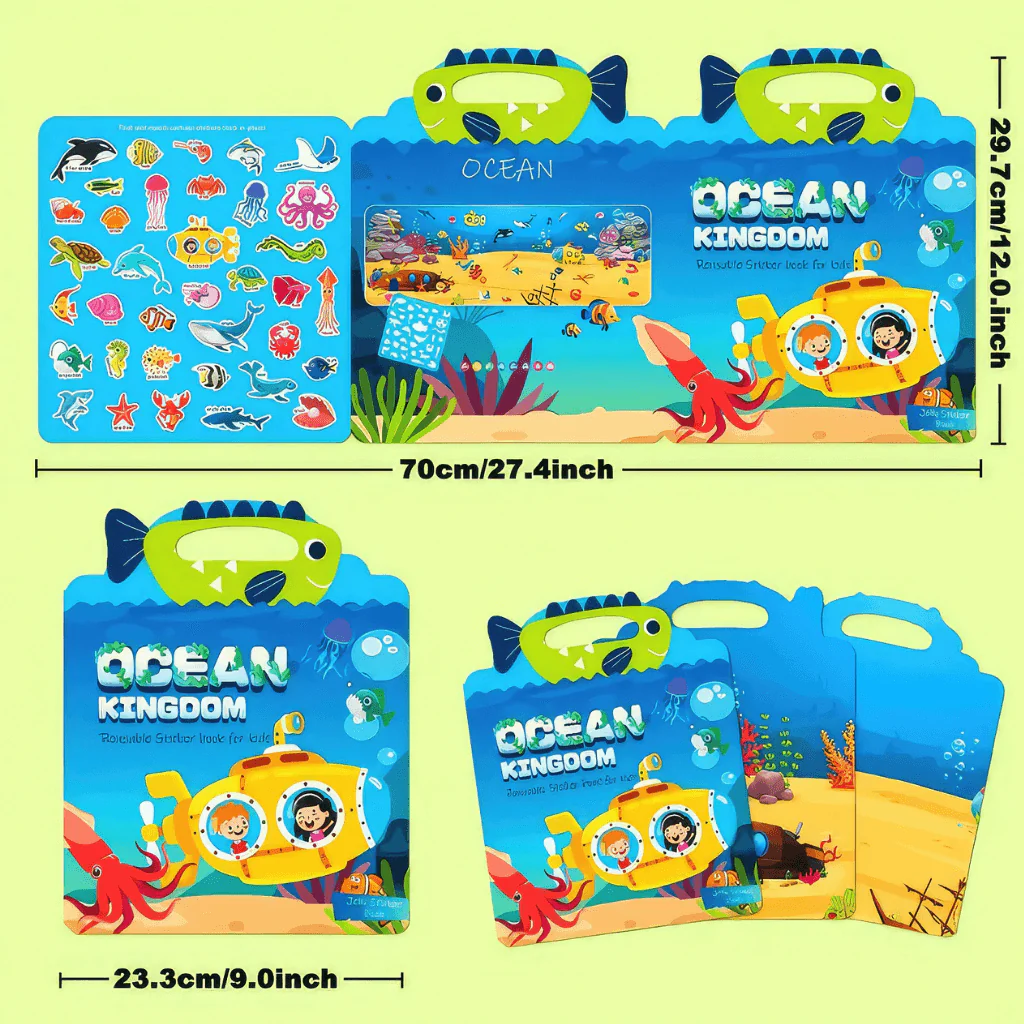 Reusable Sticker Book - Underwater World - Image 6