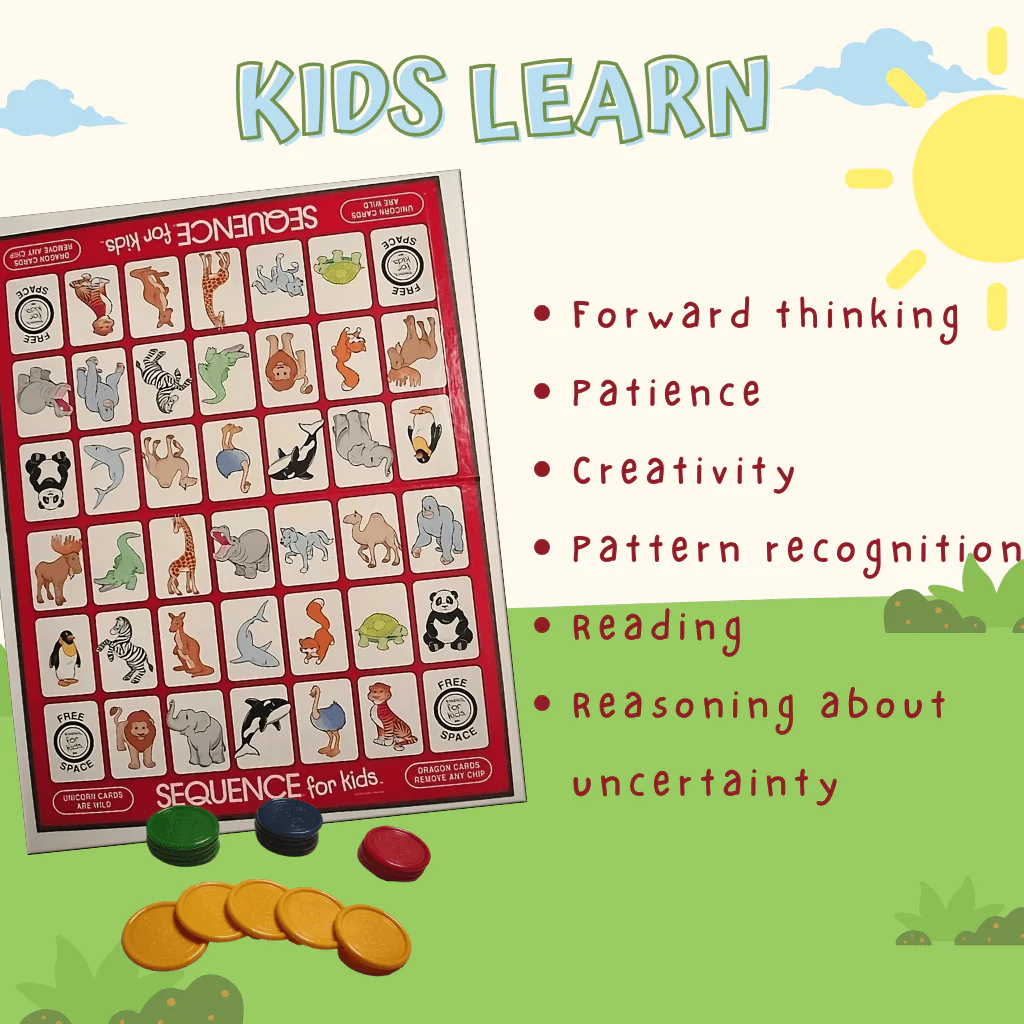 Sequence for Kids Board Game - Image 3