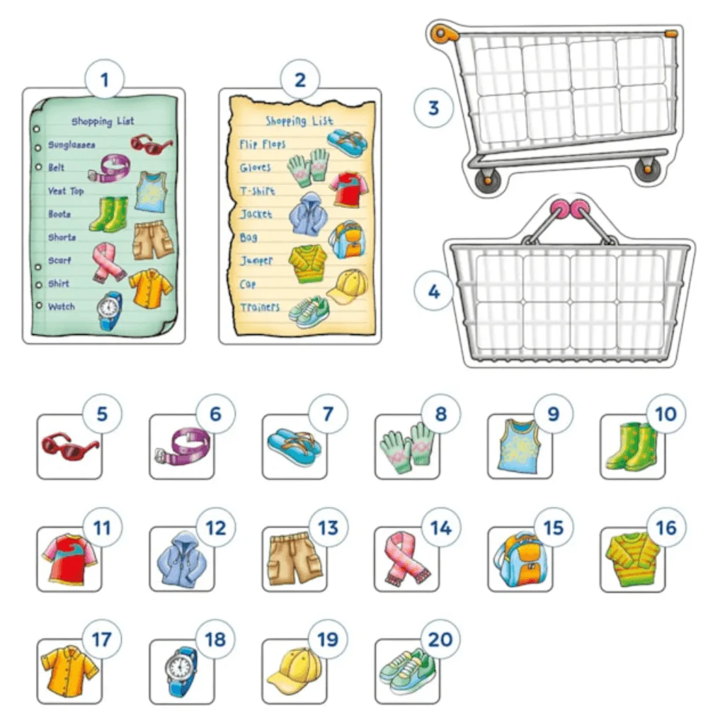 Shopping List Game Extras Clothes - Image 2