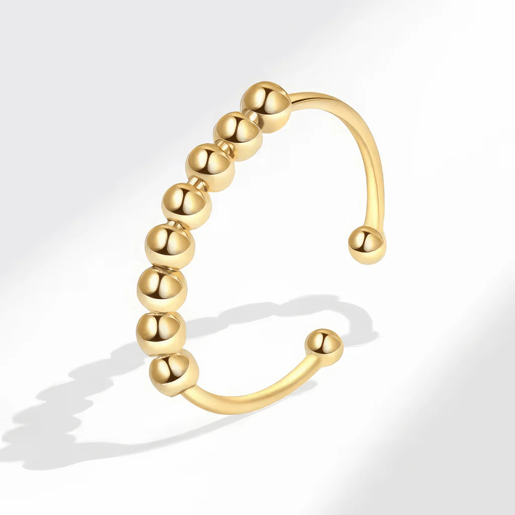 Silver Adjustable Rings for Fidgeting - Image 7