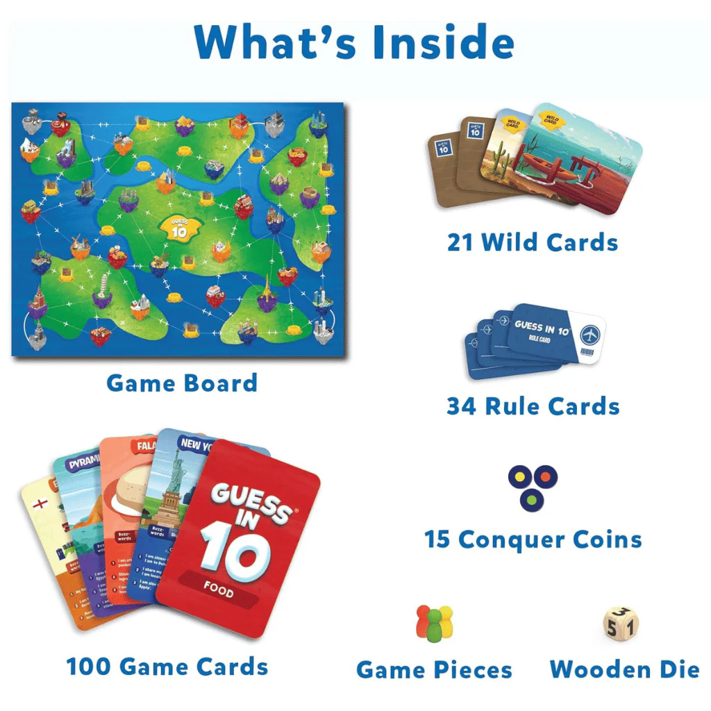 Skillmatics | Guess in 10 - Around the World Board Game - Image 3